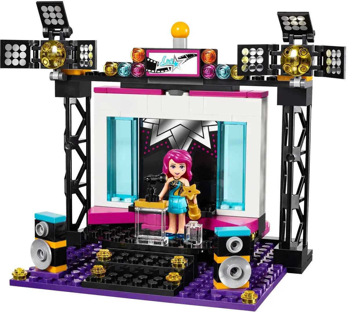 LEGO Friends 41117 Pop Star TV Studio set, image 3