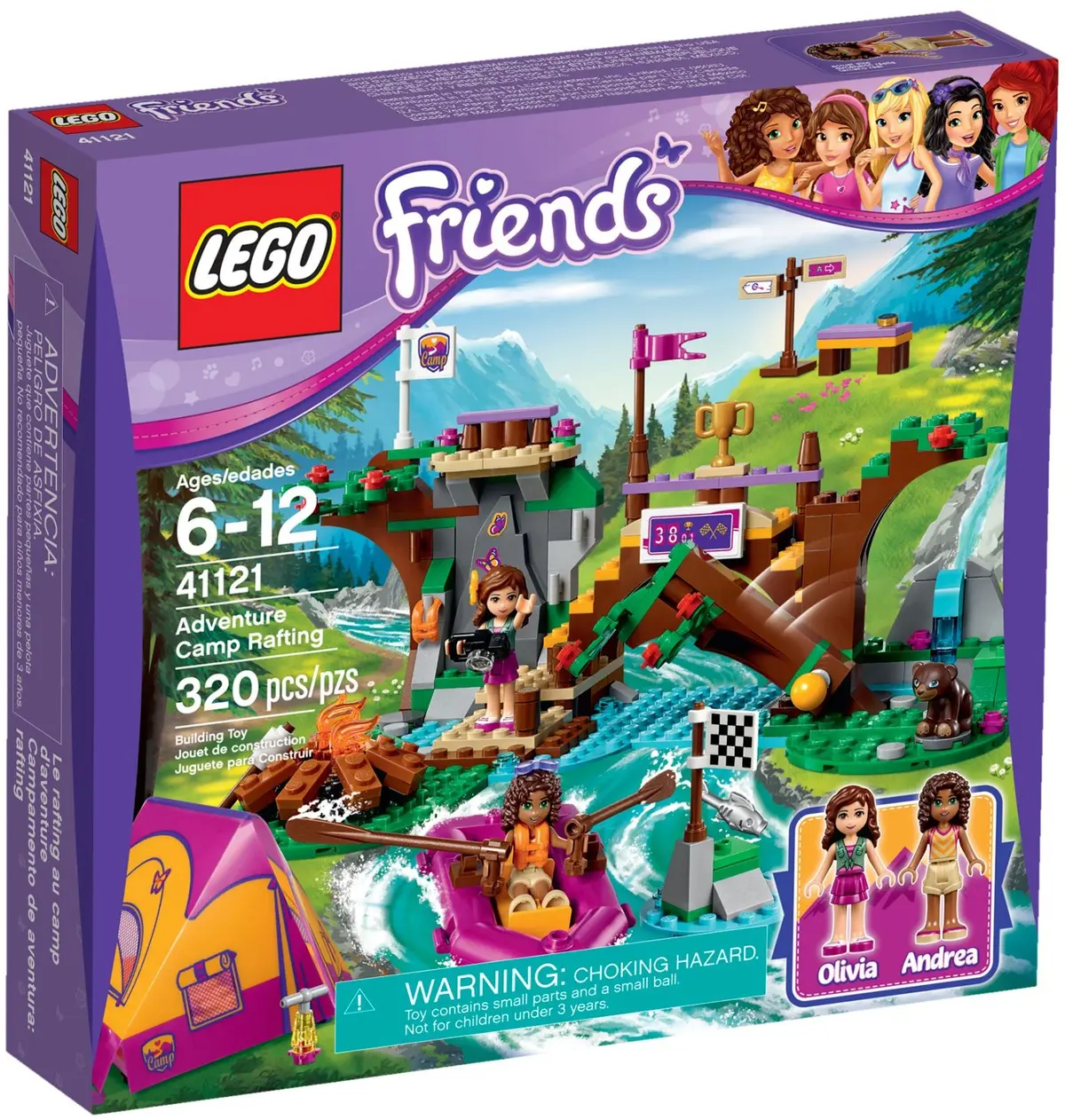 LEGO Friends 41121 Adventure Camp Rafting set, image 2