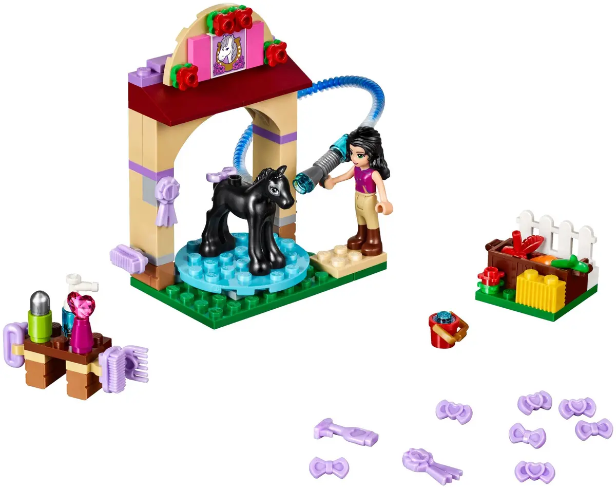 LEGO Friends 41123 Foal's Washing Station set