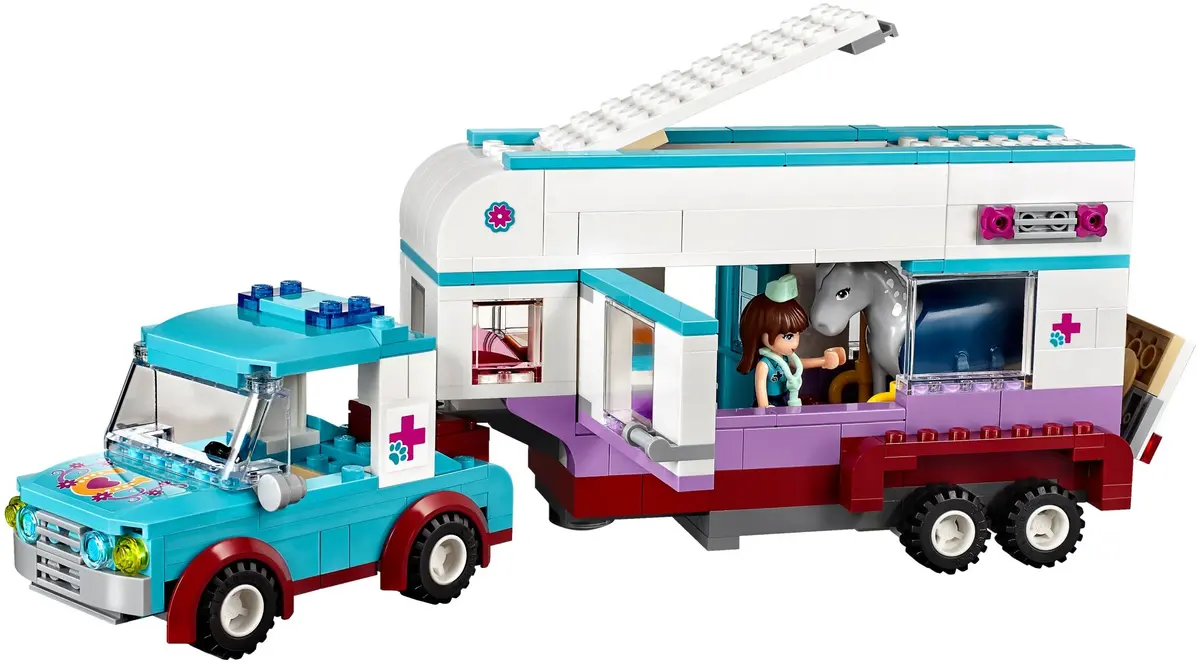 LEGO Friends 41125 Horse Vet Trailer set, image 4