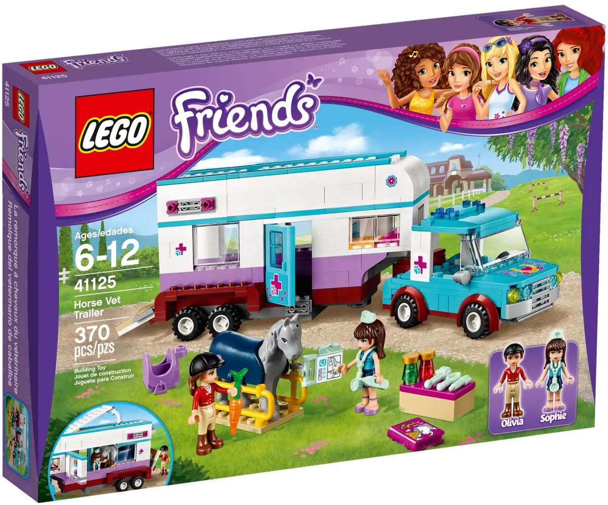 LEGO Friends 41125 Horse Vet Trailer set, image 2