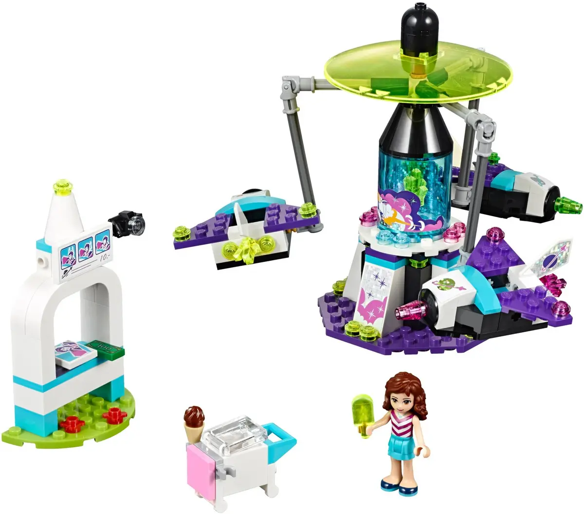 LEGO Friends 41128 Amusement Park Space Ride set