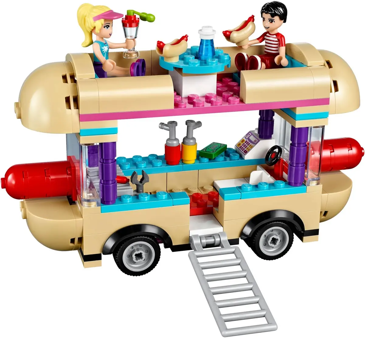 LEGO Friends 41129 Amusement Park Hot Dog Van set, image 5