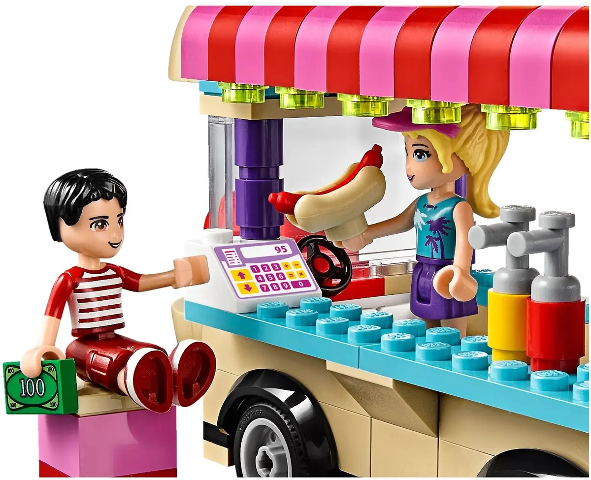 LEGO Friends 41129 Amusement Park Hot Dog Van set, image 6