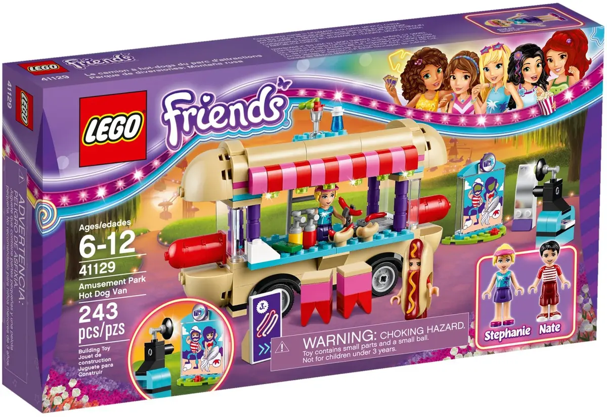 LEGO Friends 41129 Amusement Park Hot Dog Van set, image 2