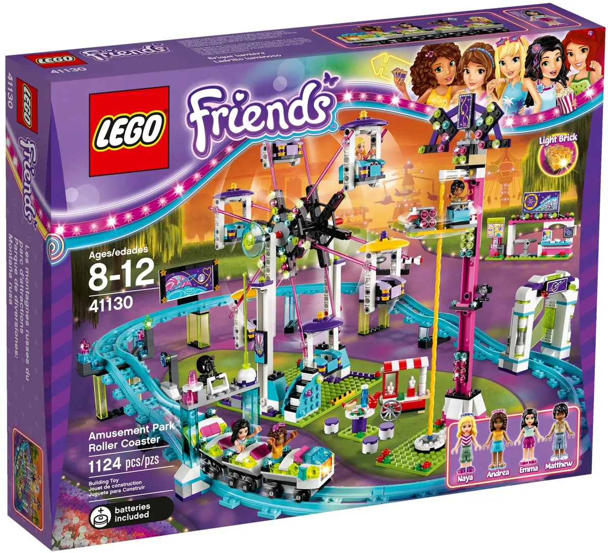 LEGO Friends 41130 Amusement Park Roller Coaster set, image 2