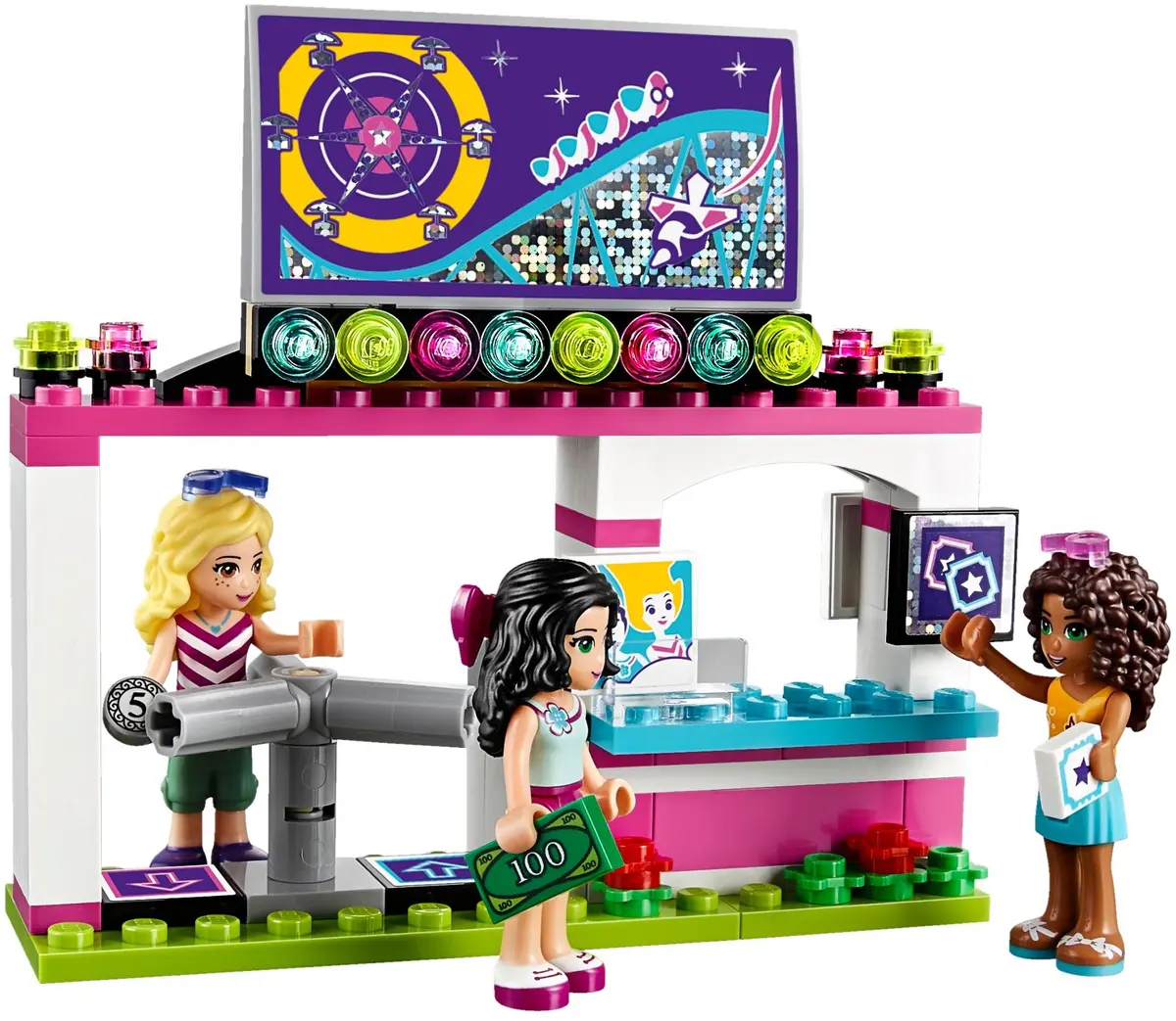 LEGO Friends 41130 Amusement Park Roller Coaster set, image 10