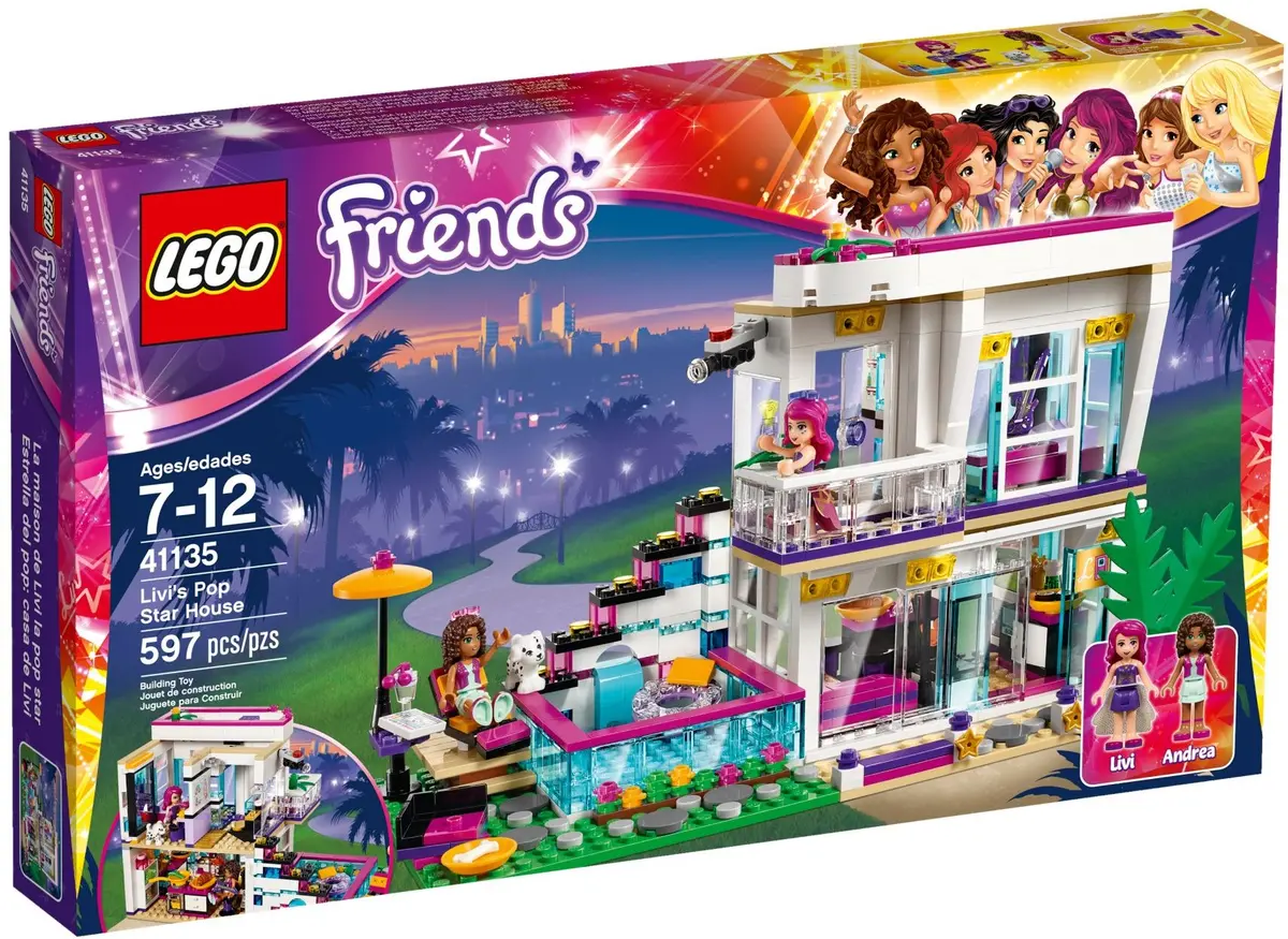 LEGO Friends 41135 Livi's Pop Star House set, image 2