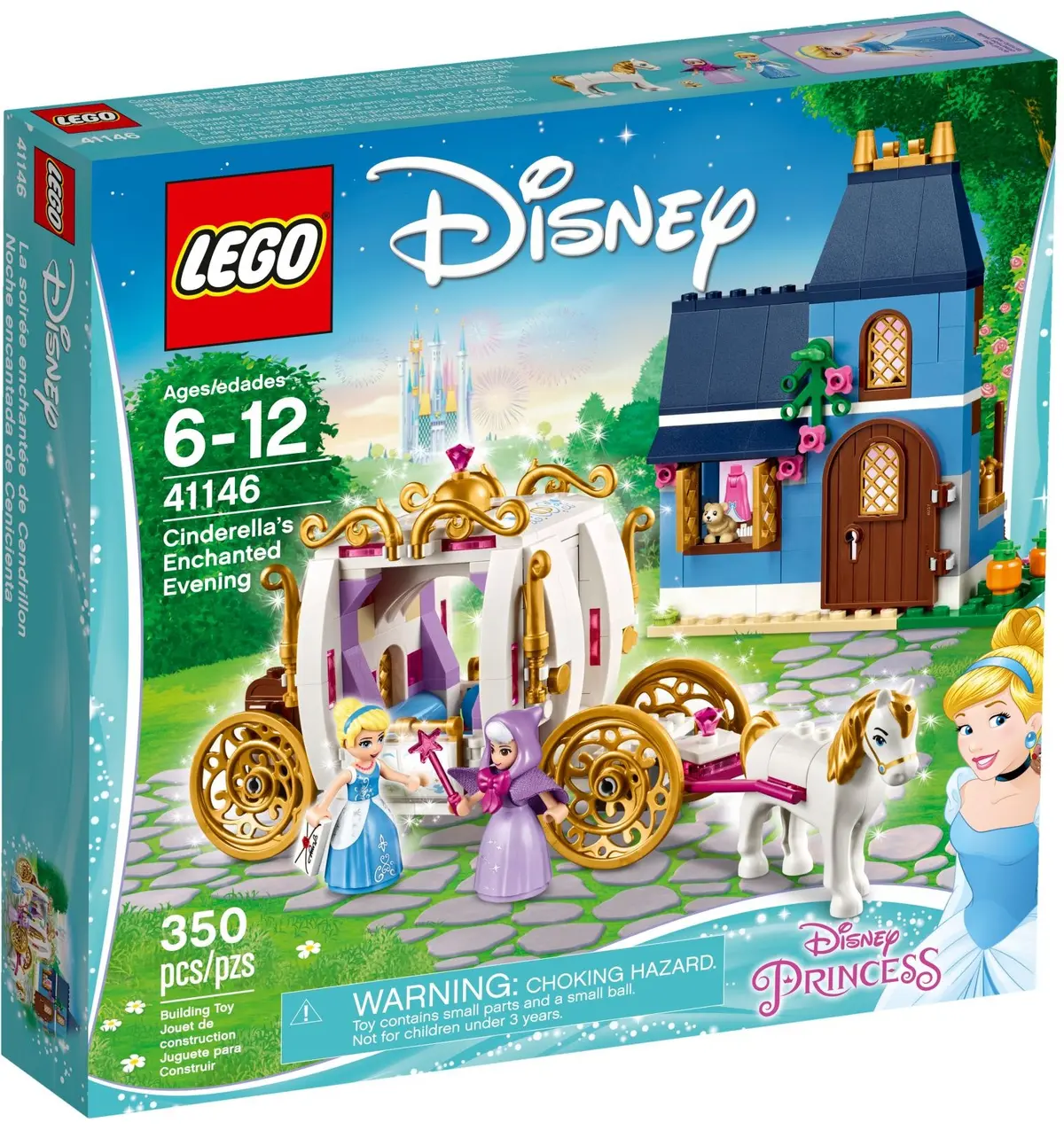 LEGO Disney 41146 Cinderella's Enchanted Evening set, image 2