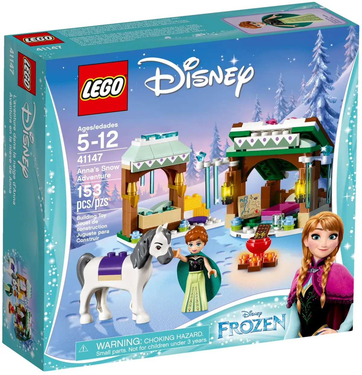 LEGO Disney 41147 Anna's Snow Adventure set, image 2