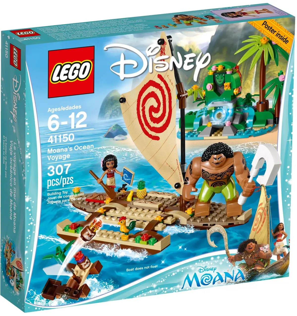 LEGO Disney 41150 Moana's Ocean Voyage set, image 2