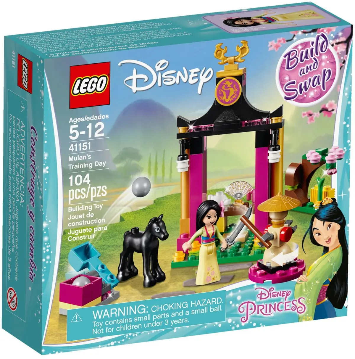 LEGO Disney 41151 Mulan's Training Day set, image 2