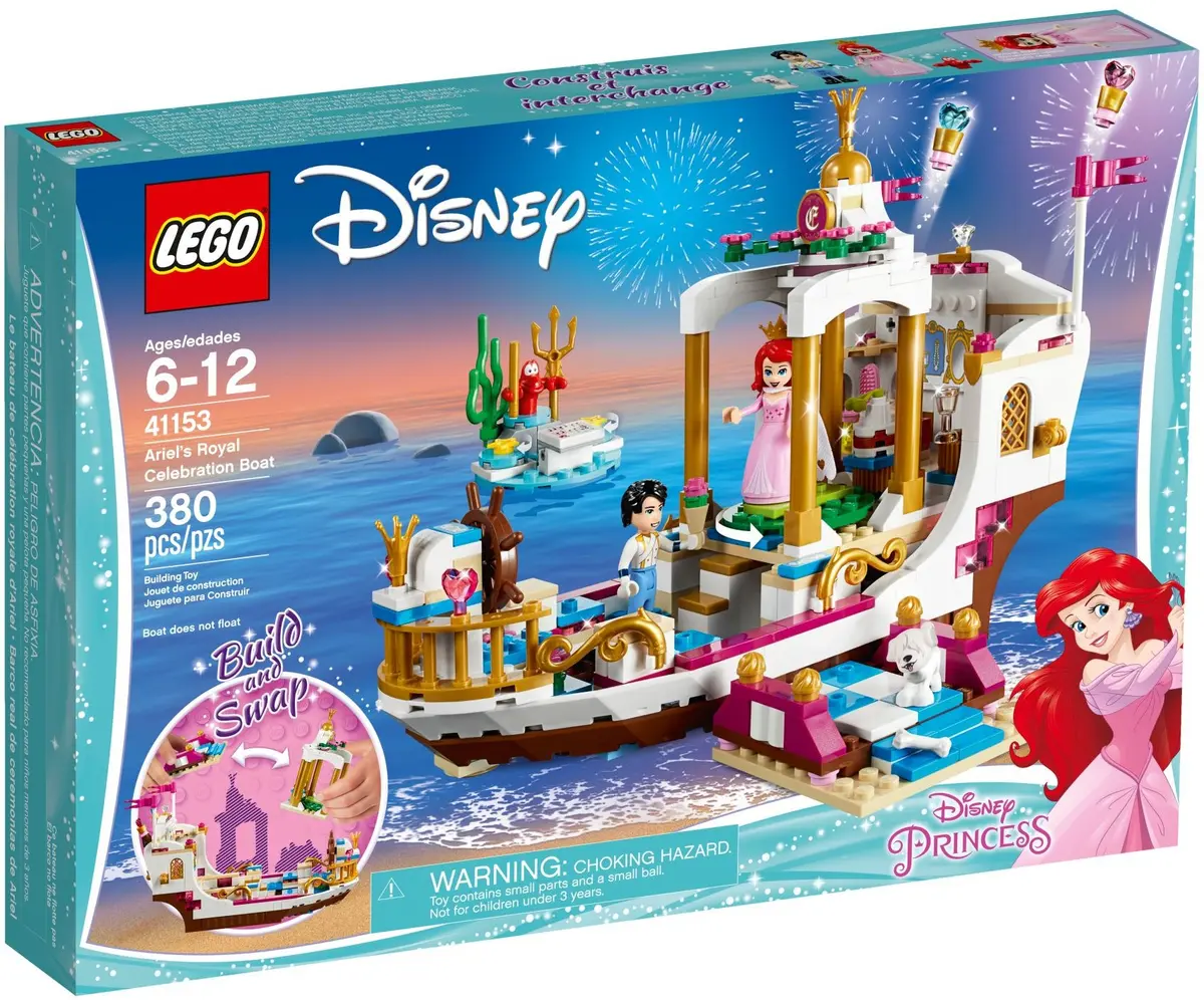 LEGO Disney 41153 Ariel's Royal Celebration Boat set, image 2