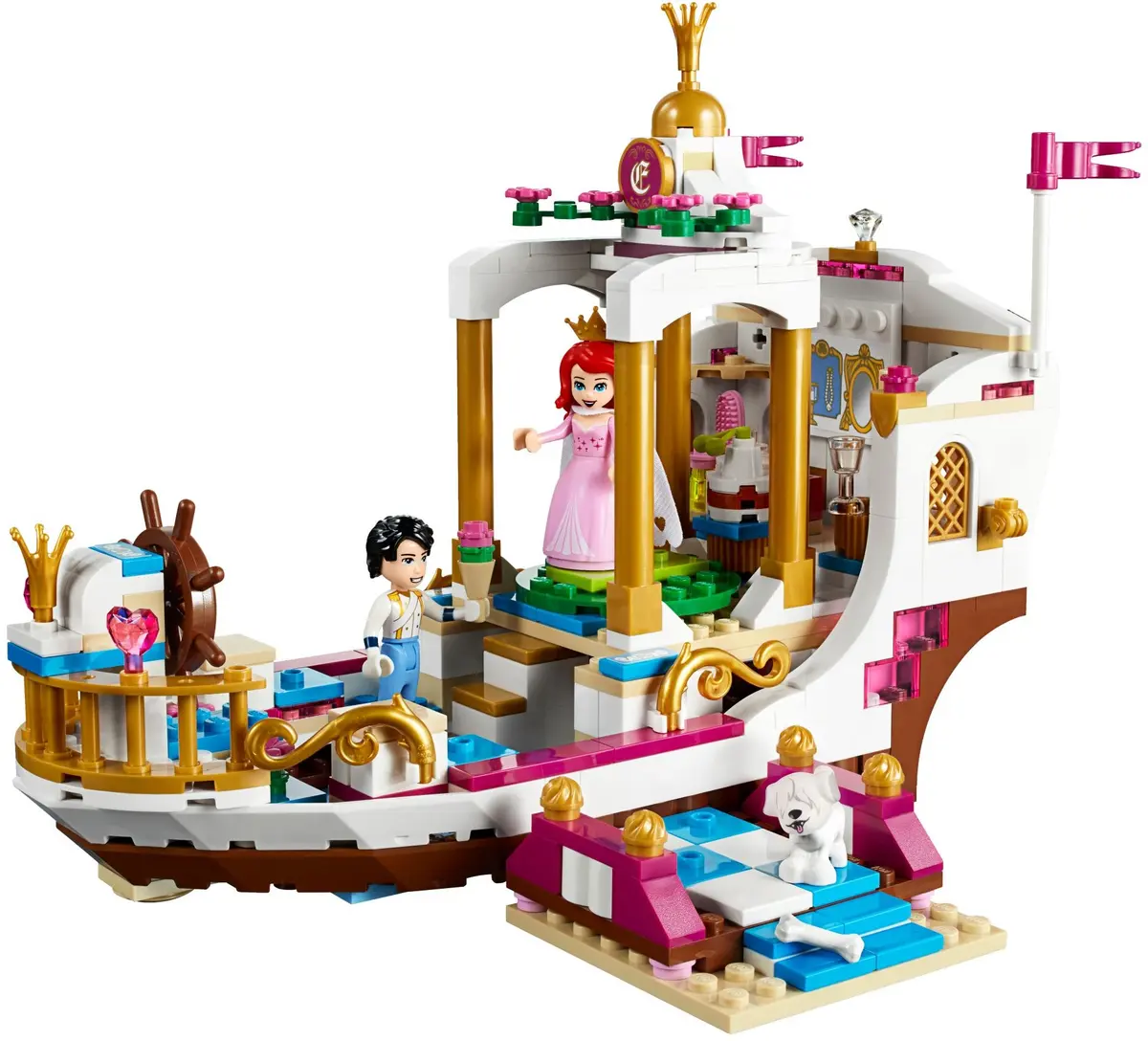 LEGO Disney 41153 Ariel's Royal Celebration Boat set, image 4