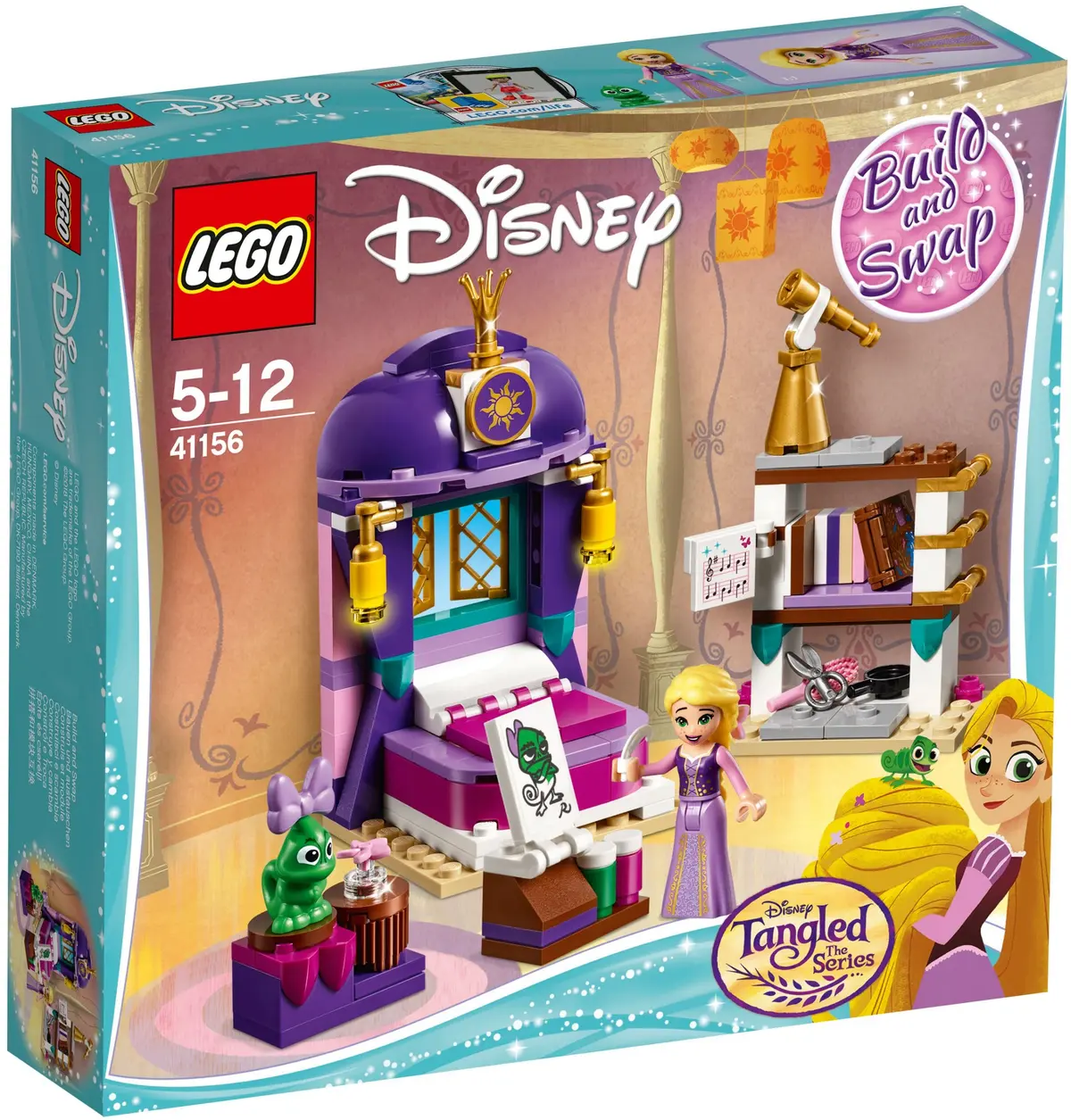 LEGO Disney 41156 Rapunzel's Castle Bedroom set, image 2