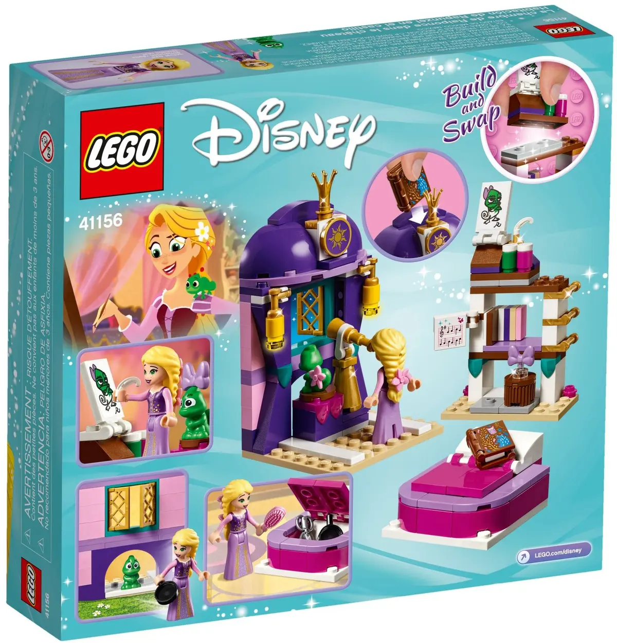 LEGO Disney 41156 Rapunzel's Castle Bedroom set, image 5