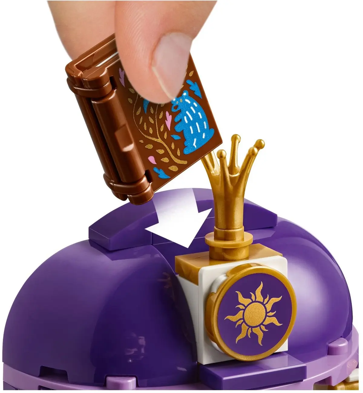 LEGO Disney 41156 Rapunzel's Castle Bedroom set, image 4