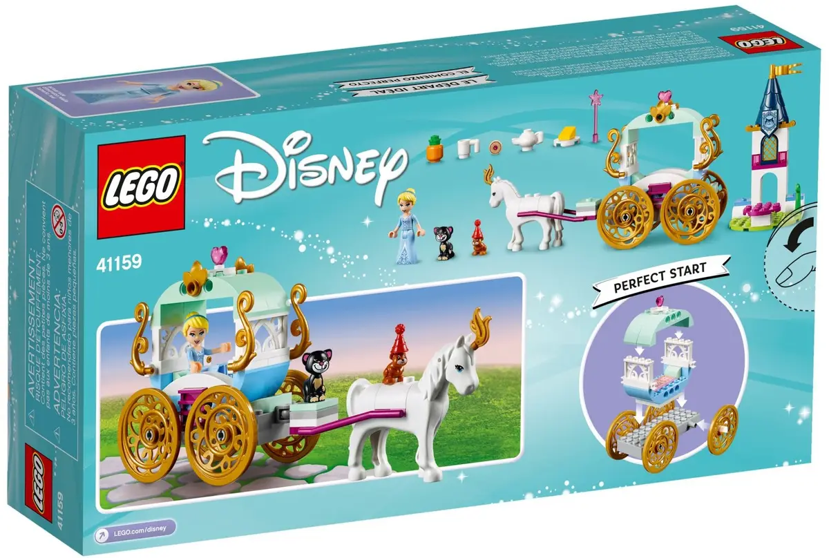 LEGO Disney 41159 Cinderella's Carriage Ride set, image 5