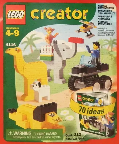 LEGO Creator 4116 Animal Adventures Bucket set