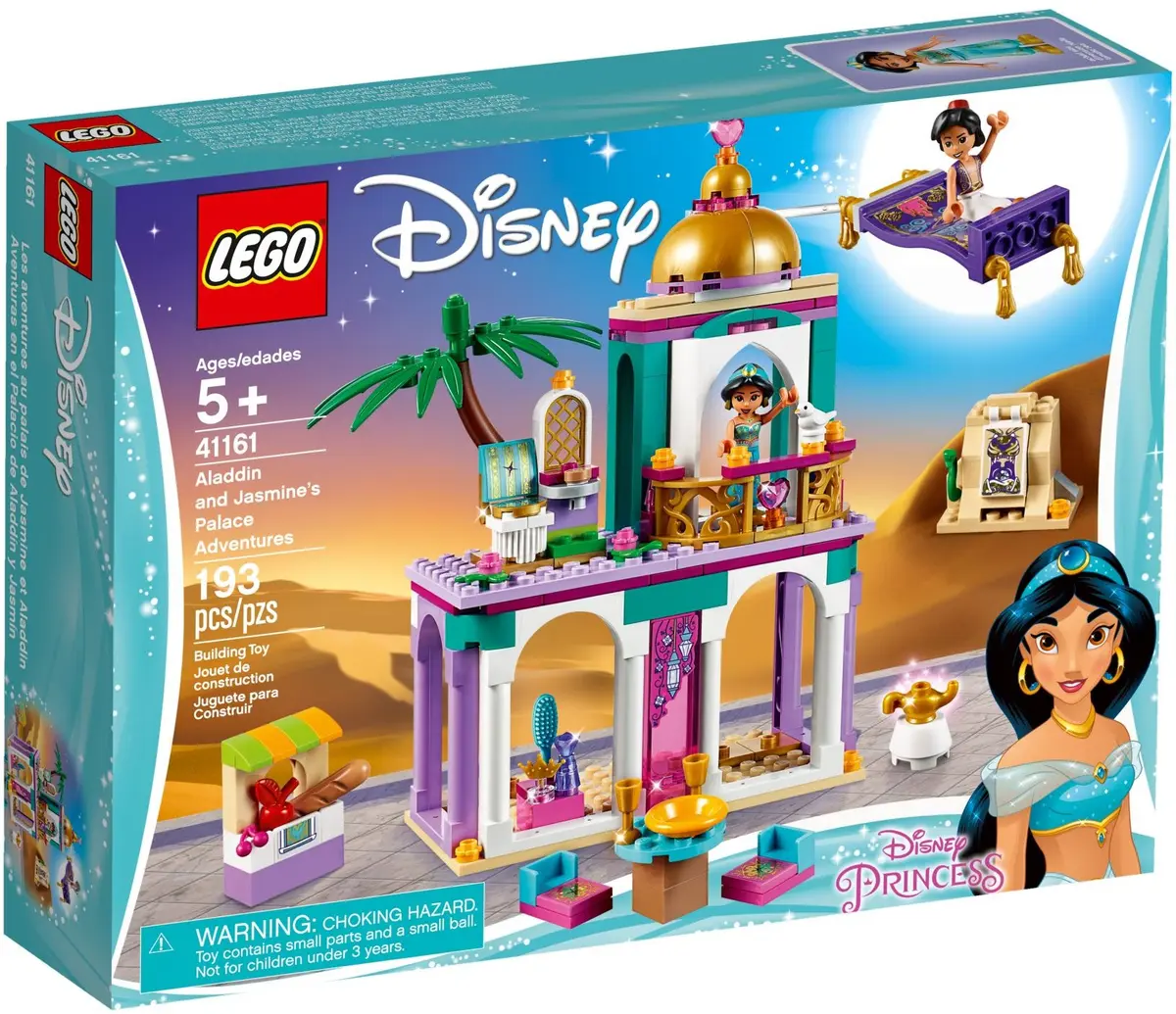 LEGO Disney 41161 Aladdin's and Jasmine's Palace Adventures set, image 2