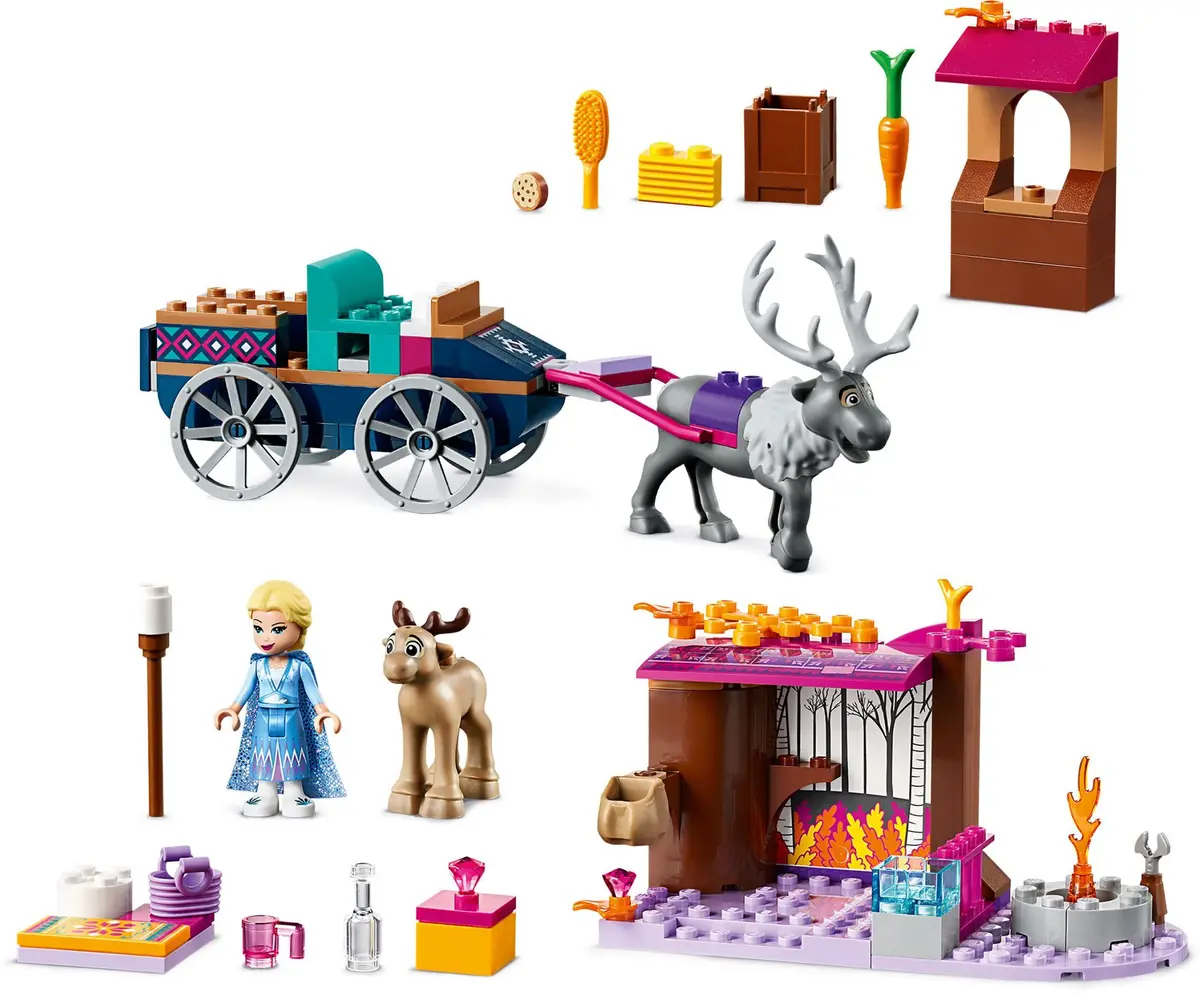 LEGO Disney 41166 Elsa's Wagon Adventure set, image 4