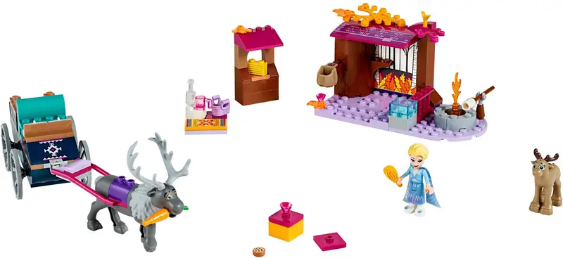LEGO Disney 41166 Elsa's Wagon Adventure set