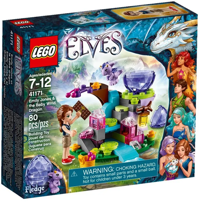 LEGO Elves 41171 Emily Jones & the Baby Wind Dragon set, image 2