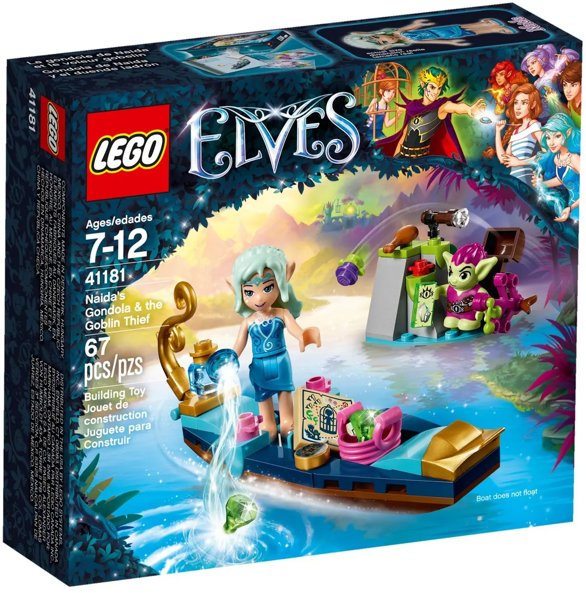 LEGO Elves 41181 Naida's Gondola & the Goblin Thief set, image 2