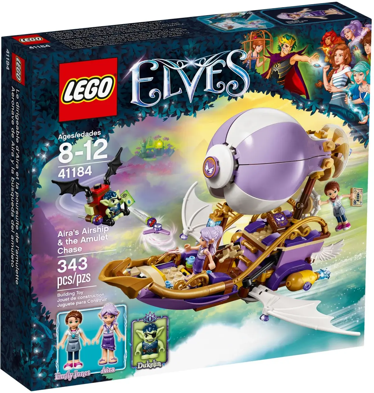 LEGO Elves 41184 Aira's Airship & the Amulet Chase set, image 2