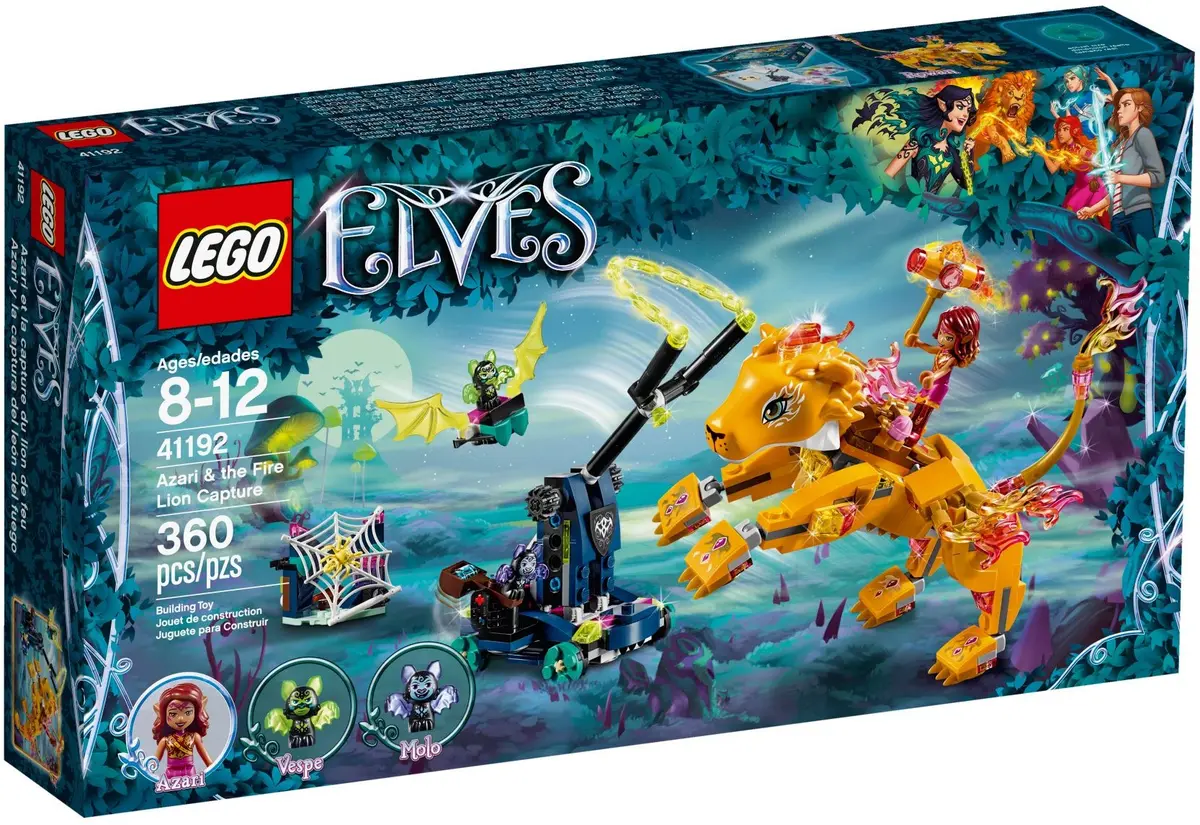 LEGO Elves 41192 Azari & the Fire Lion Capture set, image 2