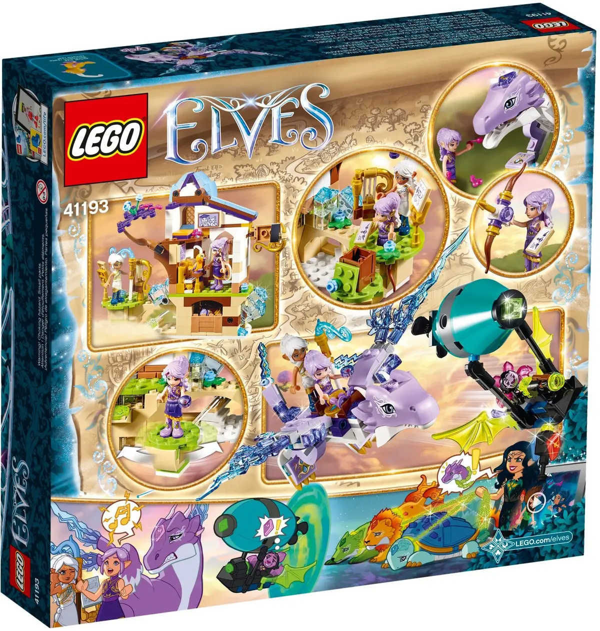 LEGO Elves 41193 Aira & the Song of the Wind Dragon set, image 3