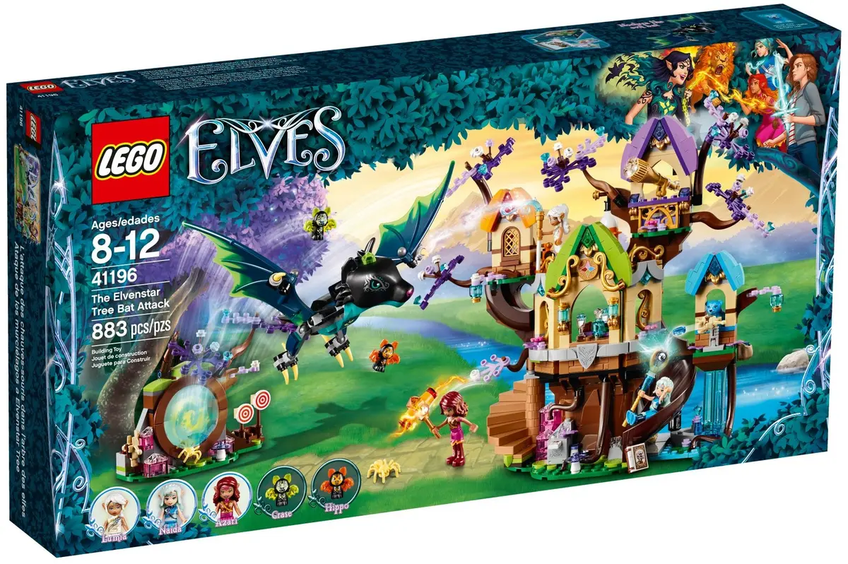 LEGO Elves 41196 The Elvenstar Tree Bat Attack set, image 2