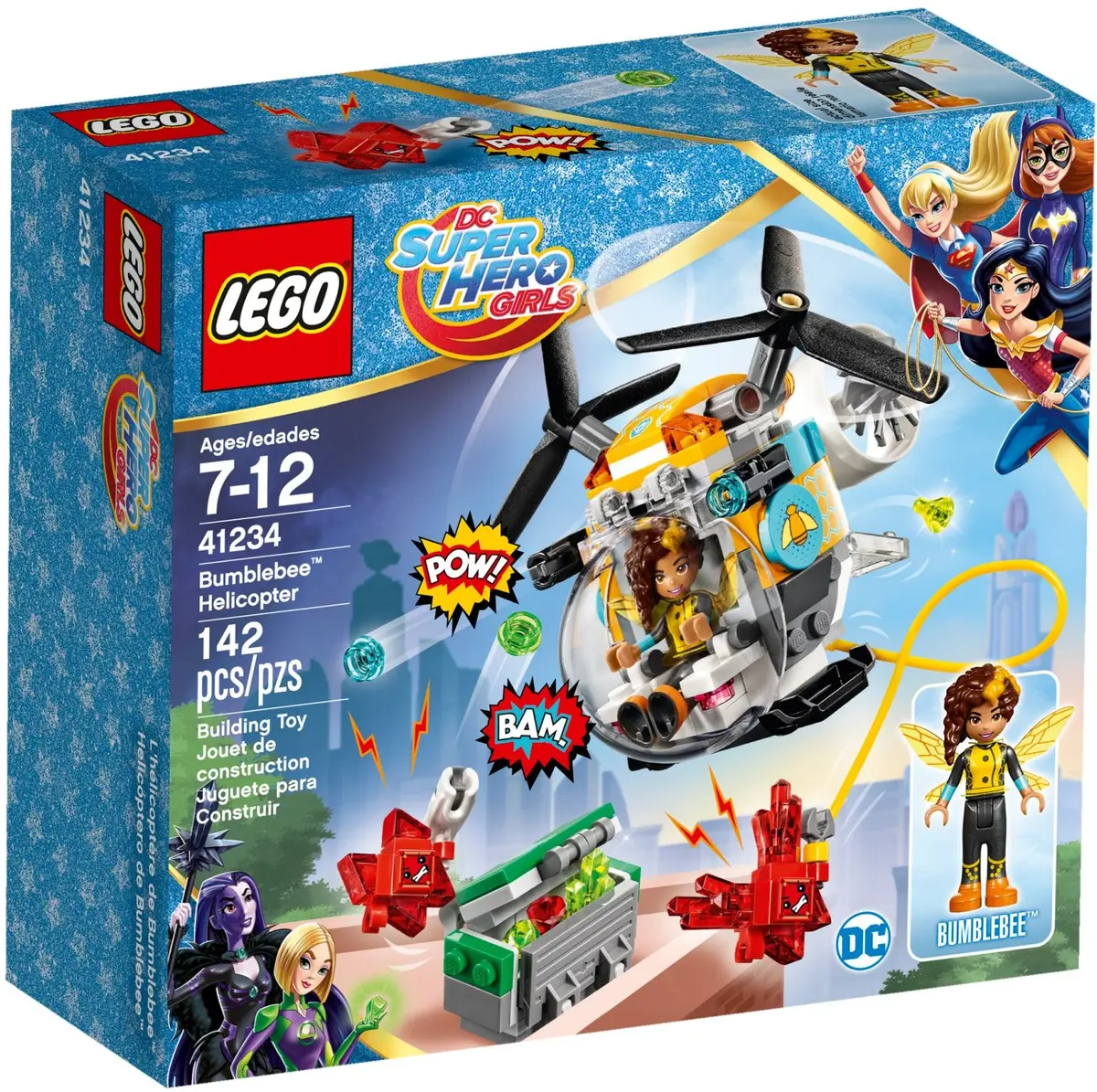 LEGO DC Super Hero Girls 41234 Bumblebee Helicopter set, image 2