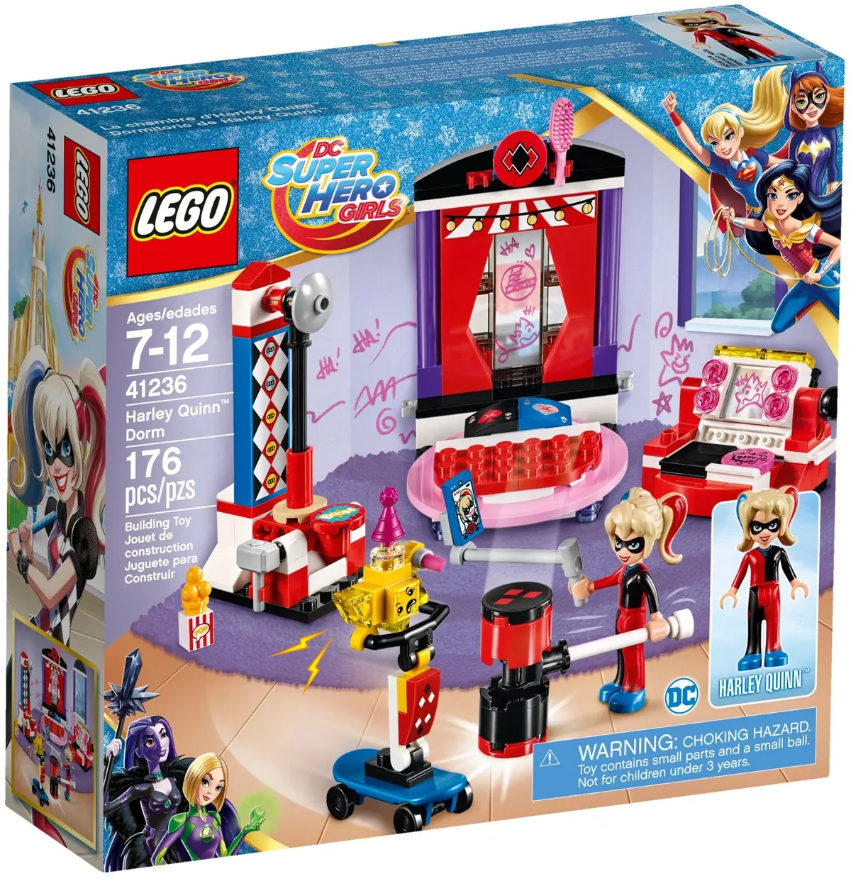 LEGO DC Super Hero Girls 41236 Harley Quinn Dorm set, image 2