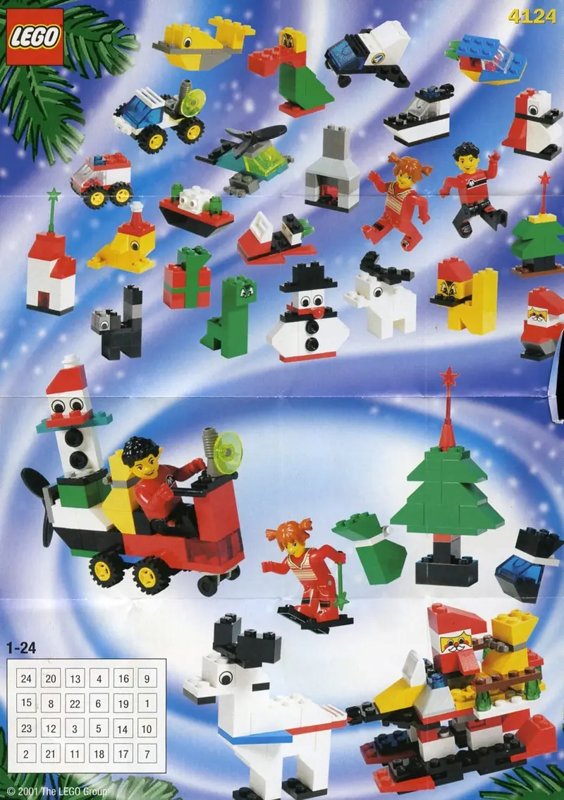 LEGO Creator 4124 Advent Calendar set