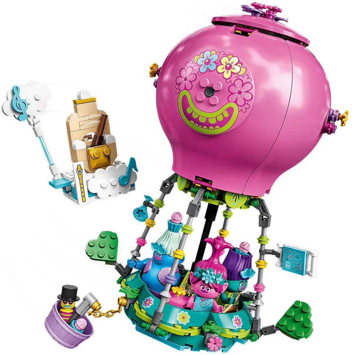 LEGO Trolls World Tour 41252 Poppy's Air Balloon Adventure set, image 3