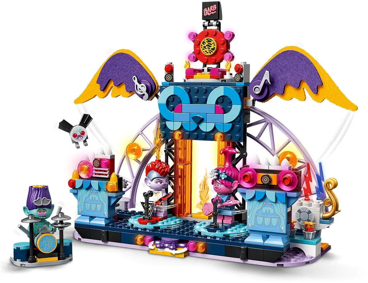 LEGO Trolls World Tour 41254 Volcano Rock City Concert set, image 3