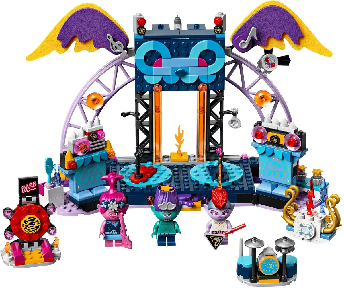 LEGO Trolls World Tour 41254 Volcano Rock City Concert set