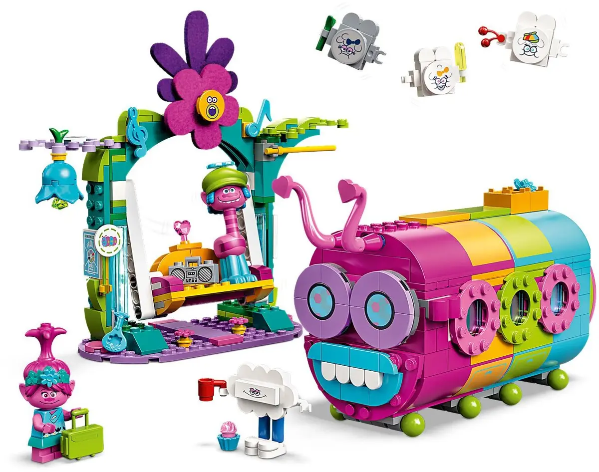 LEGO Trolls World Tour 41256 Rainbow Caterbus set, image 3