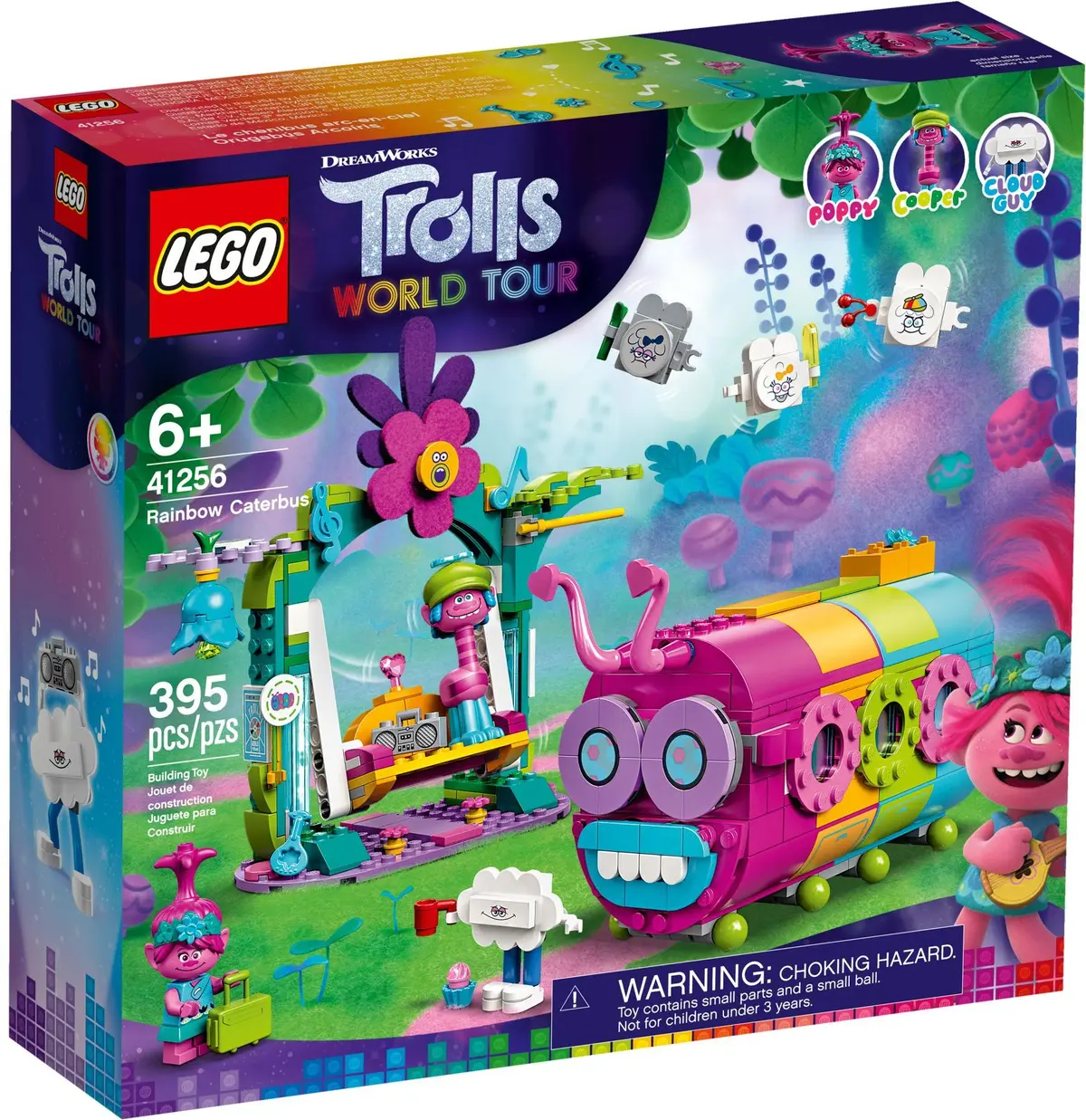LEGO Trolls World Tour 41256 Rainbow Caterbus set, image 2