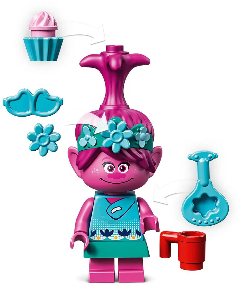LEGO Trolls World Tour 41256 Rainbow Caterbus set, image 8