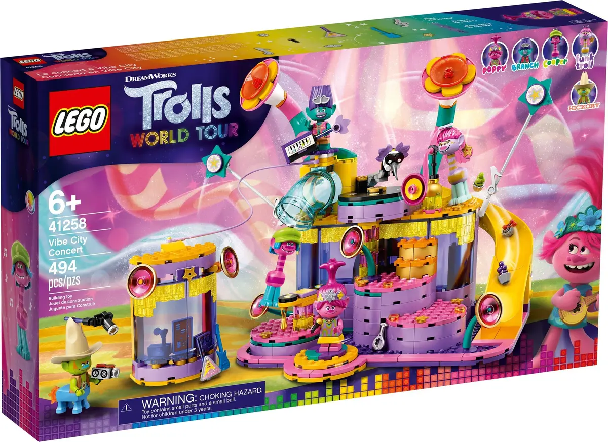 LEGO Trolls World Tour 41258 Vibe City Concert set, image 2