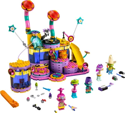 LEGO Trolls World Tour 41258 Vibe City Concert set