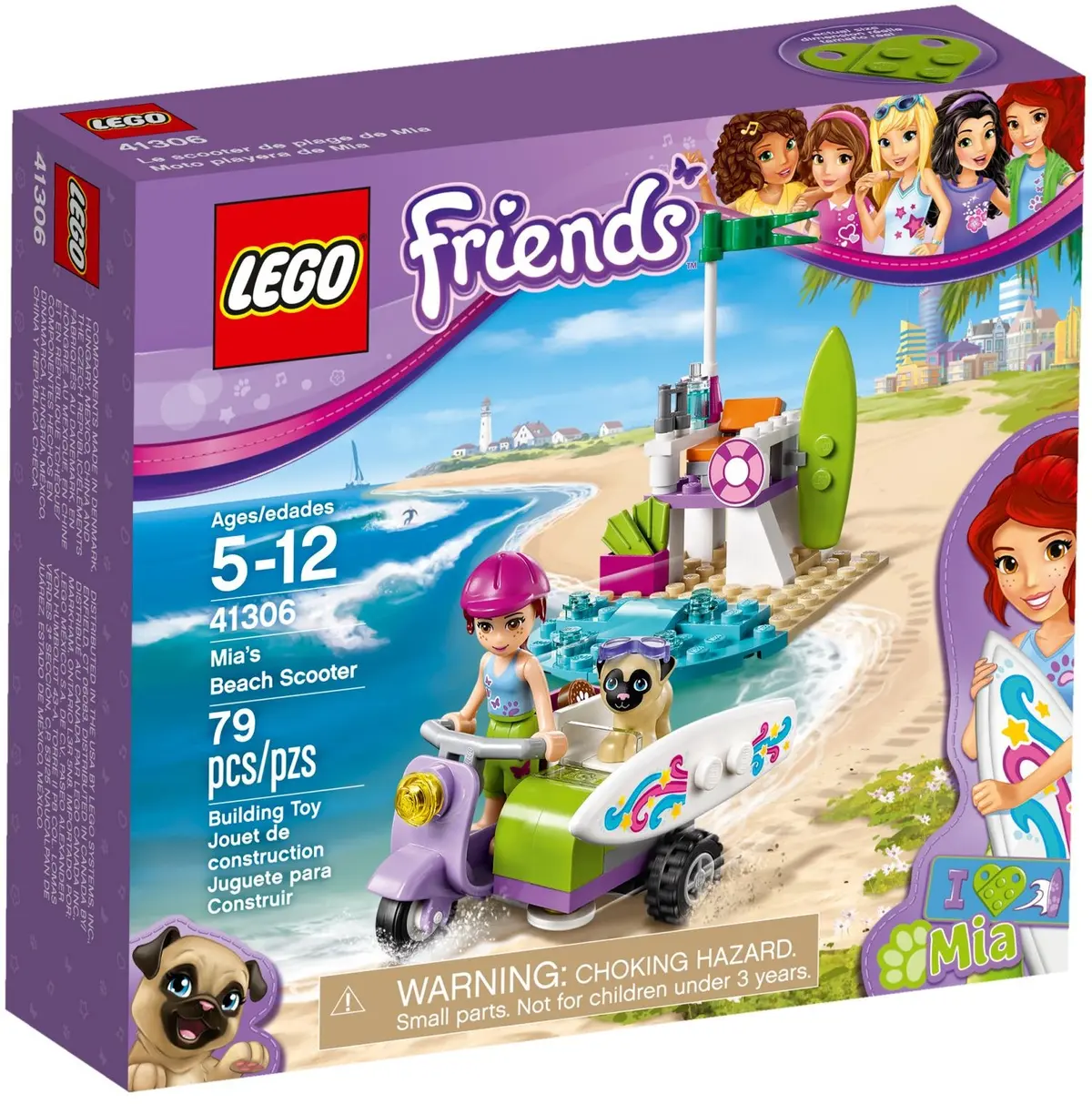 LEGO Friends 41306 Mia's Beach Scooter set, image 2
