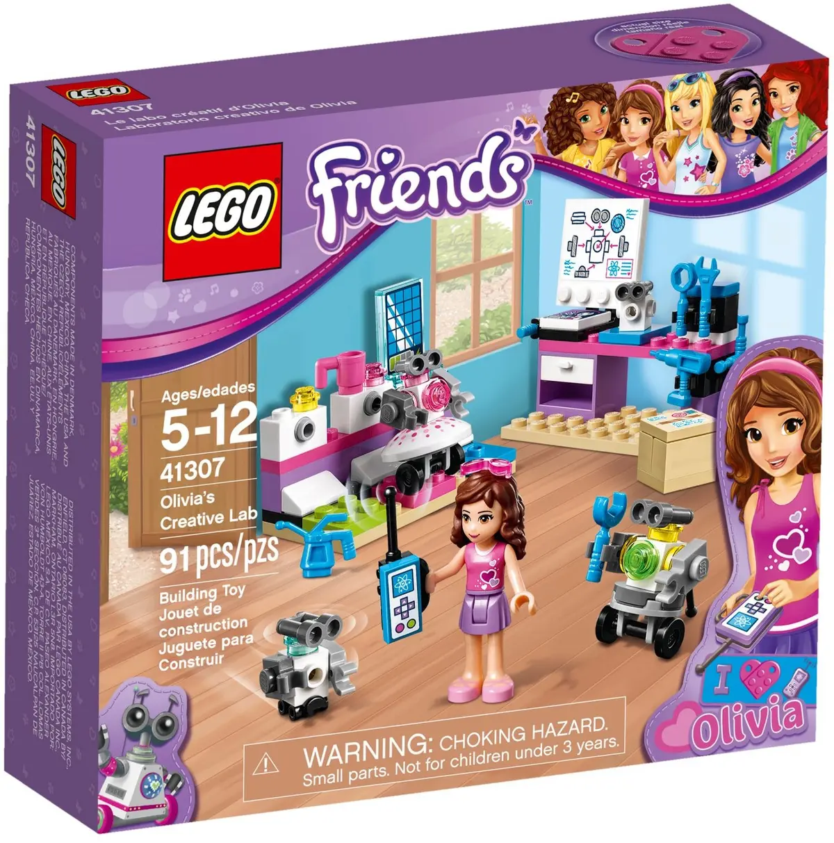 LEGO Friends 41307 Olivia's Creative Lab set, image 2
