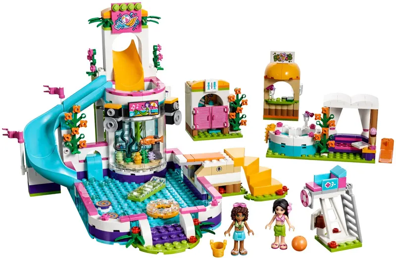 LEGO Friends 41313 Heartlake Summer Pool set
