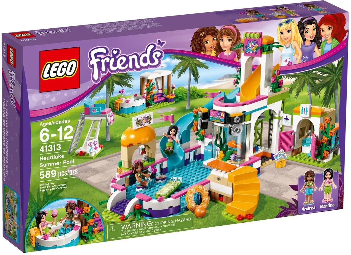LEGO Friends 41313 Heartlake Summer Pool set, image 2