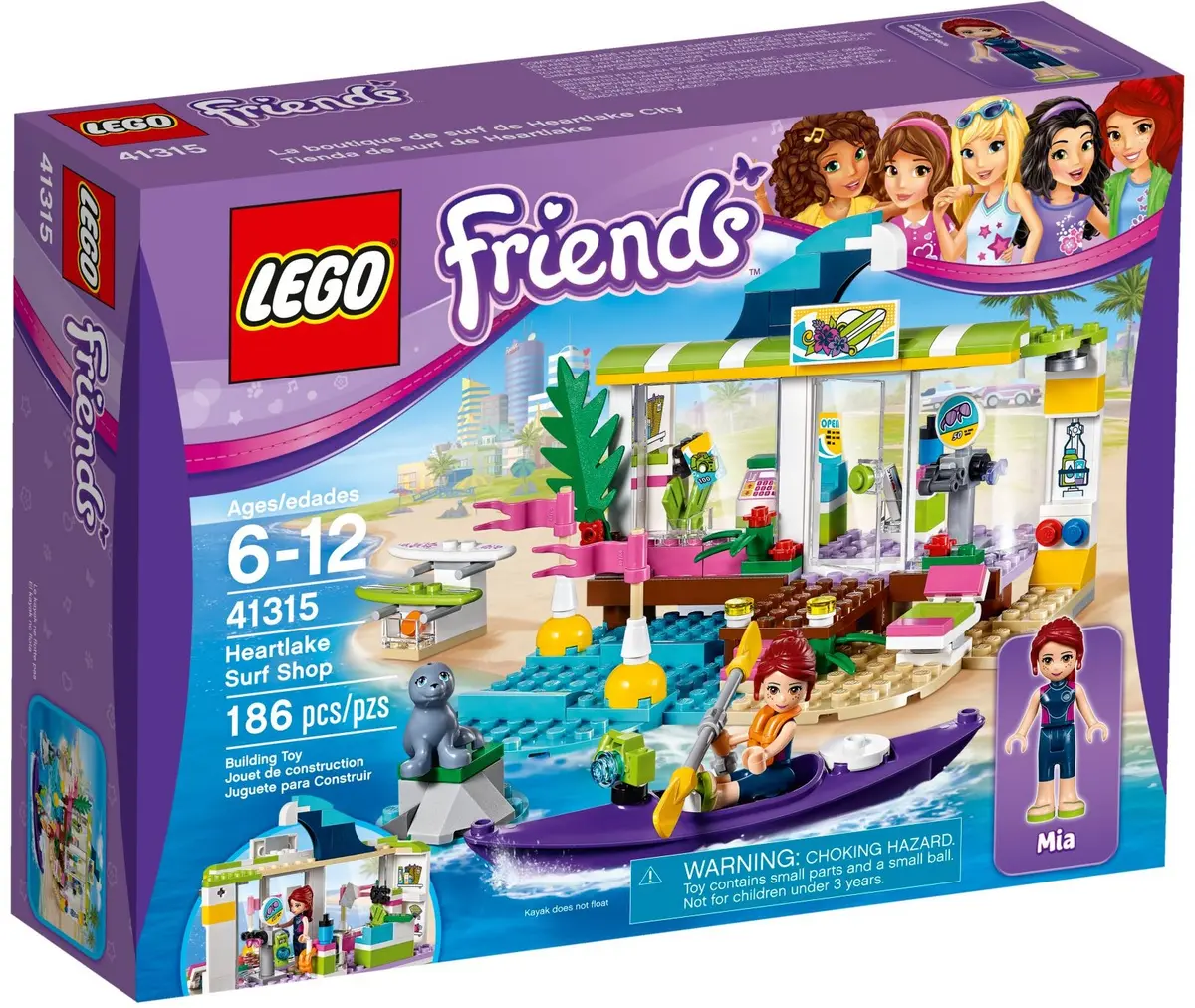LEGO Friends 41315 Heartlake Surf Shop set, image 2