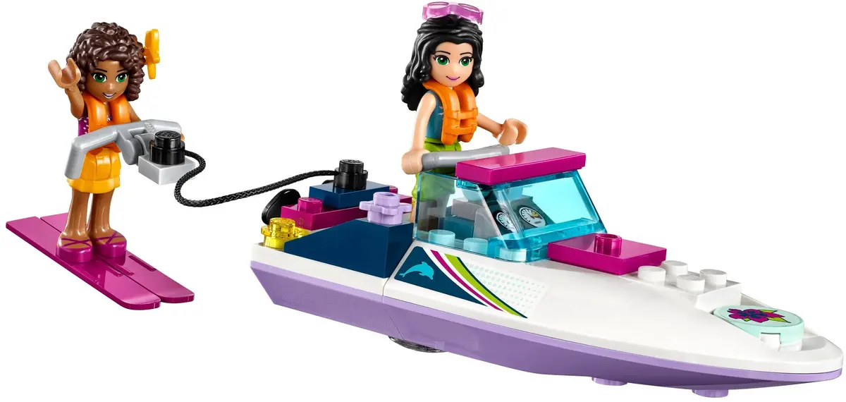 LEGO Friends 41316 Andrea's Speedboat Transporter set, image 4