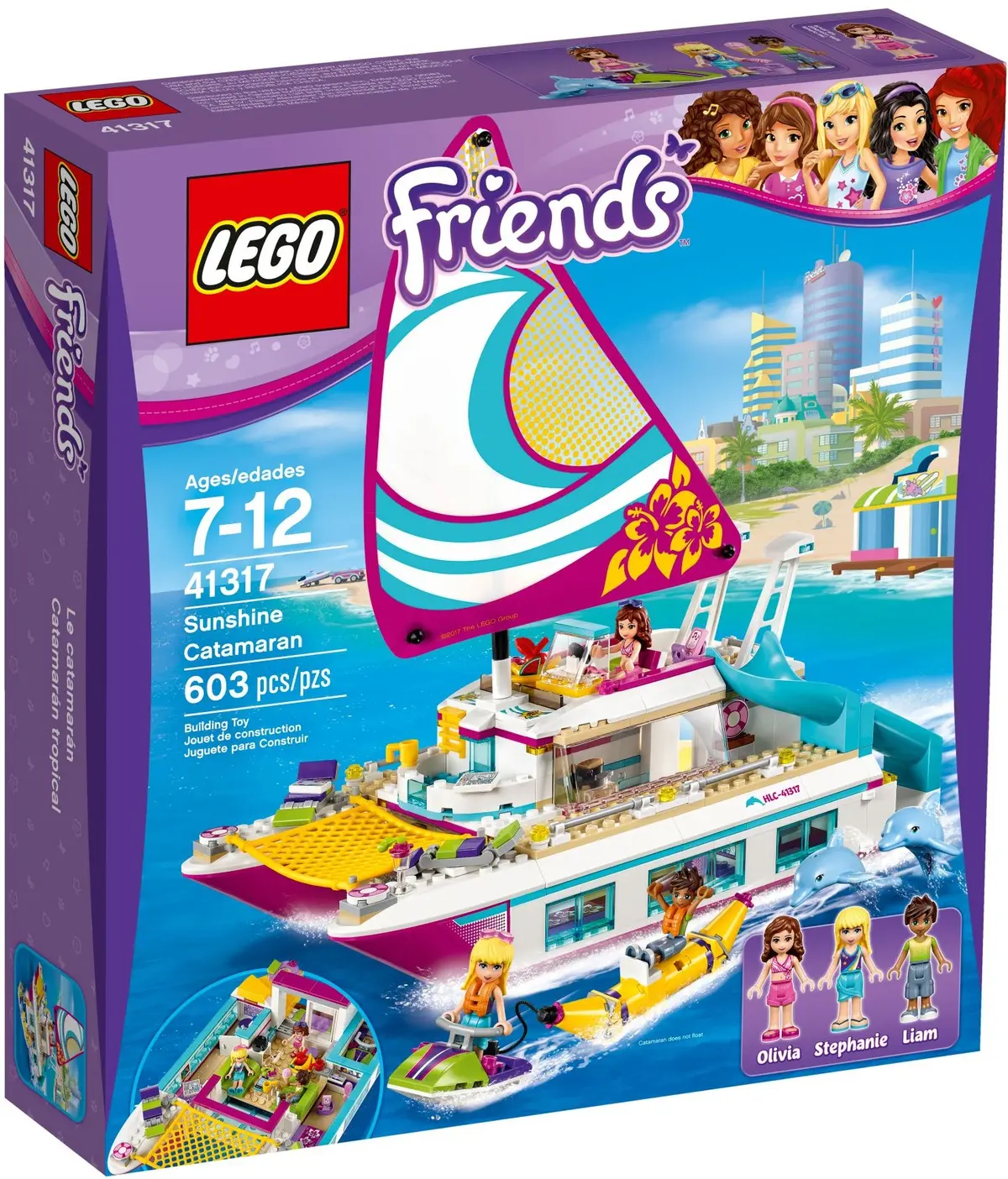 LEGO Friends 41317 Sunshine Catamaran set, image 2